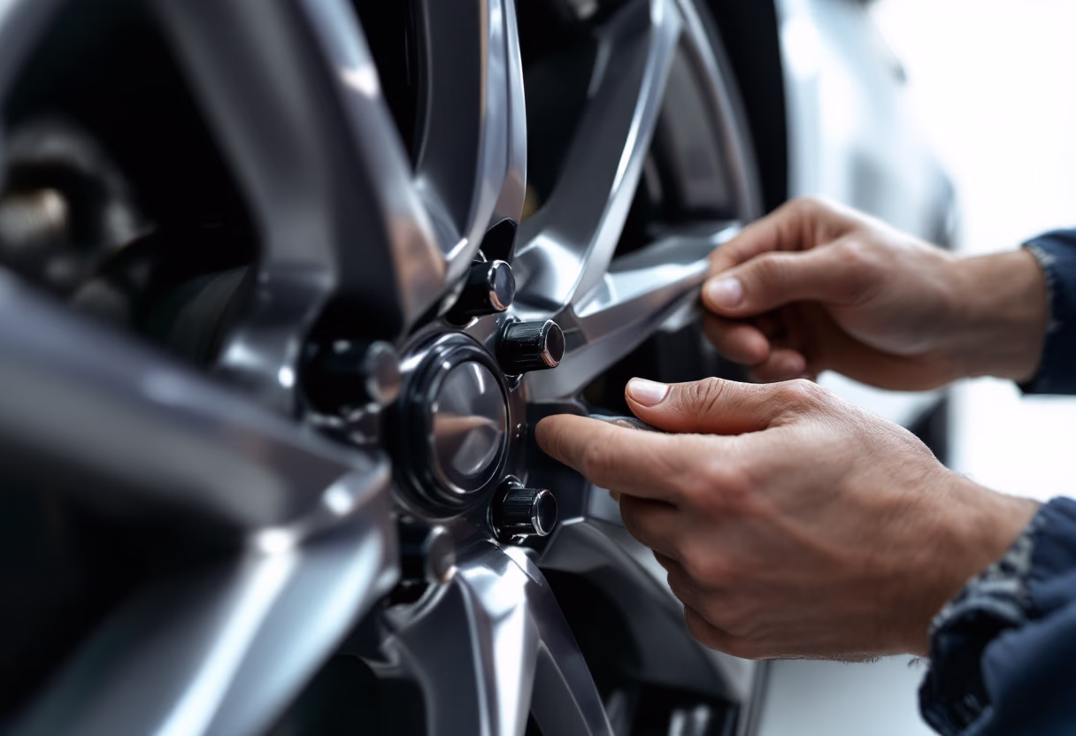image of car tire rotation service