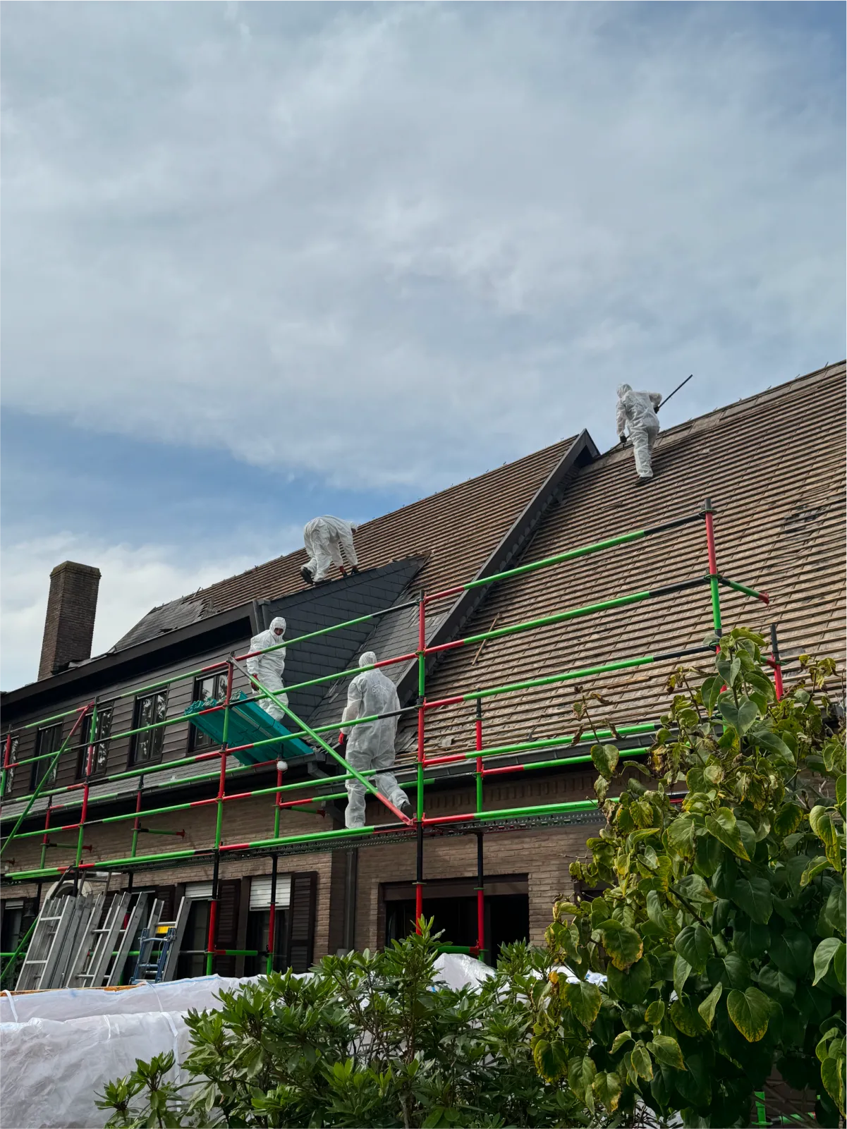 Dakwerken Deinze Machelenstraat – werf foto 2