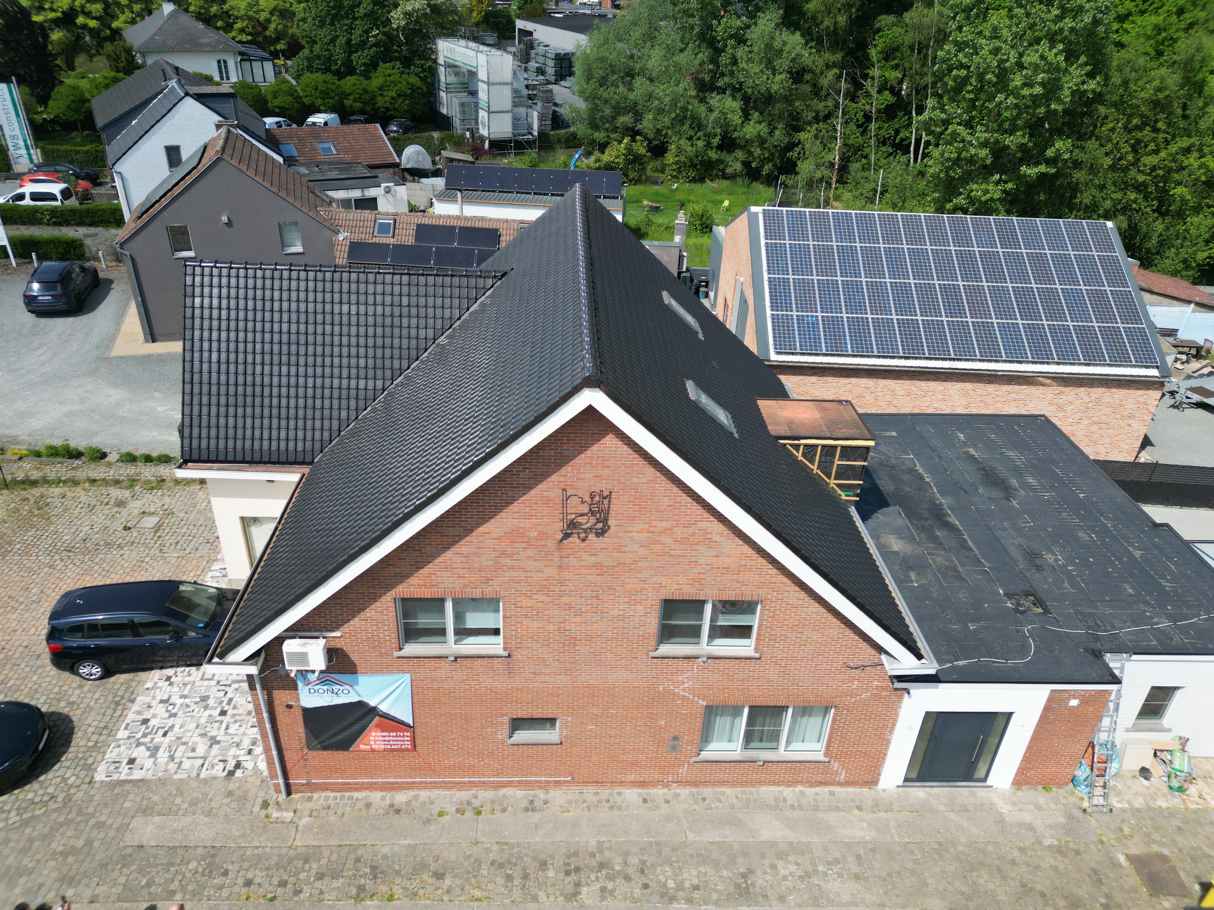 Dakwerken Begijnendijk Liersesteenweg – werf foto 2