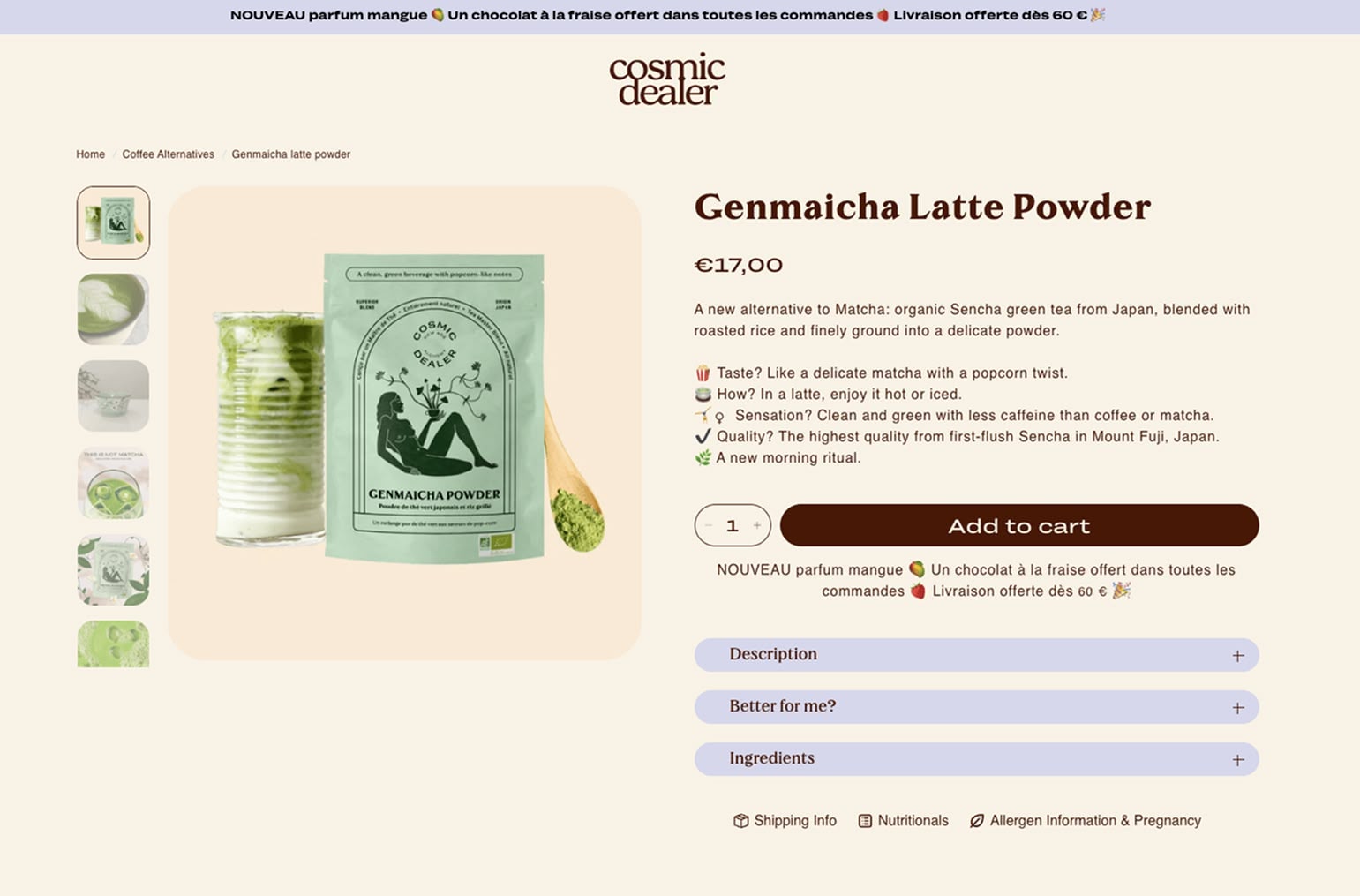 Cosmic Dealer Review: Is Their Genmaicha Powder Worth It?
