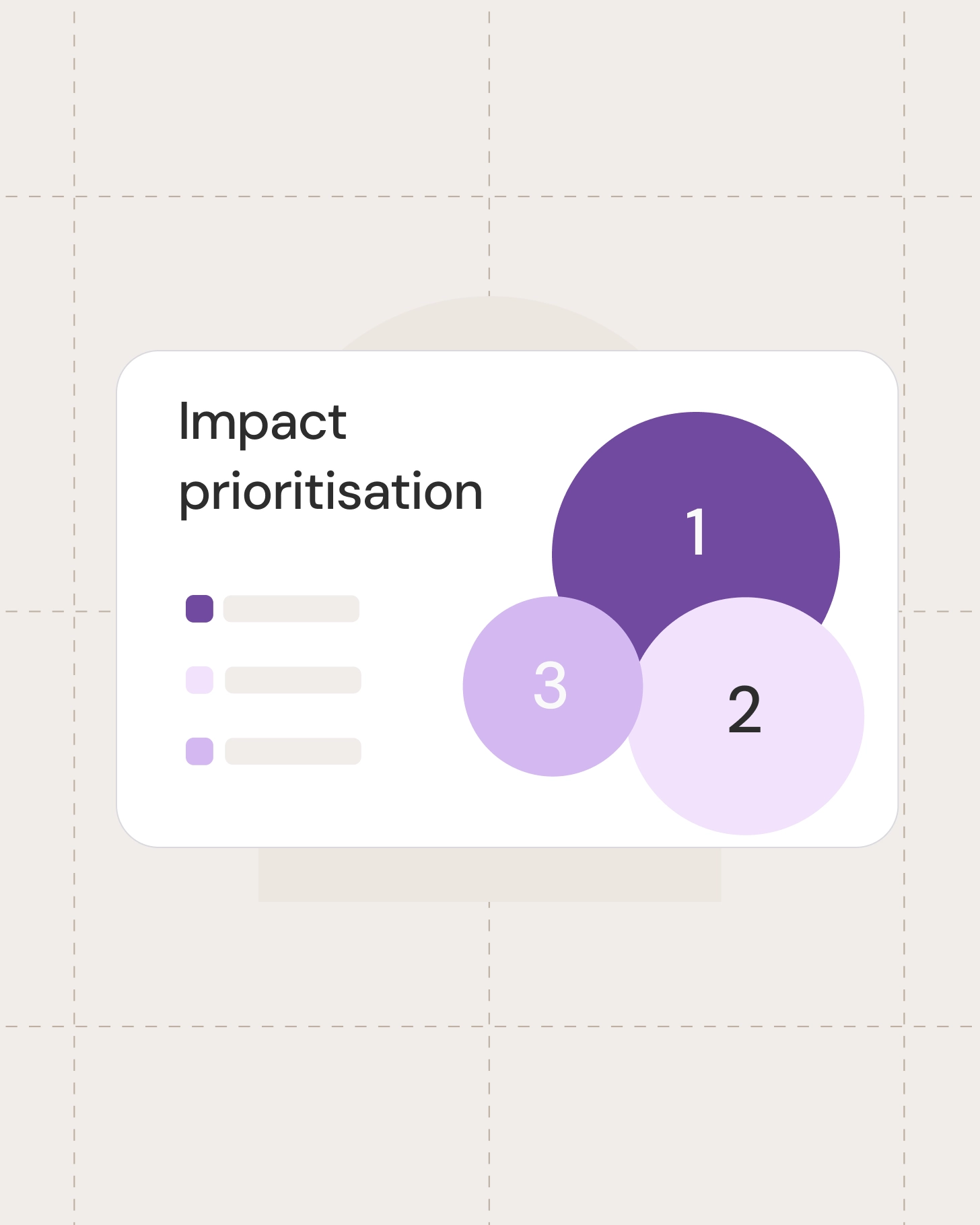 Illustration of new product development tracking with charts and workflow elements
