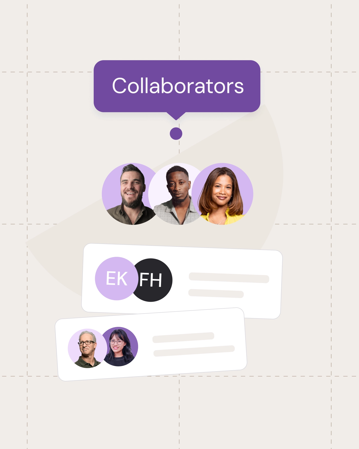 Strategic roadmap illustration with a curved path connecting planning stages over time