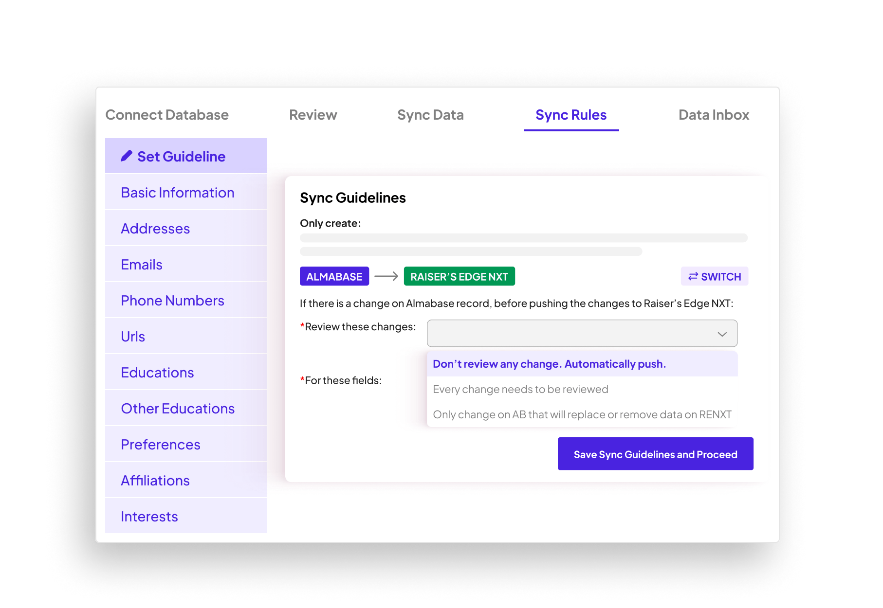 Cleanly update new information