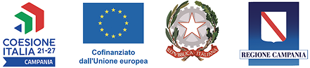 Finanziato da Regione Campania, Coesione Italia 21-27, Europa, Repubblica Italiana
