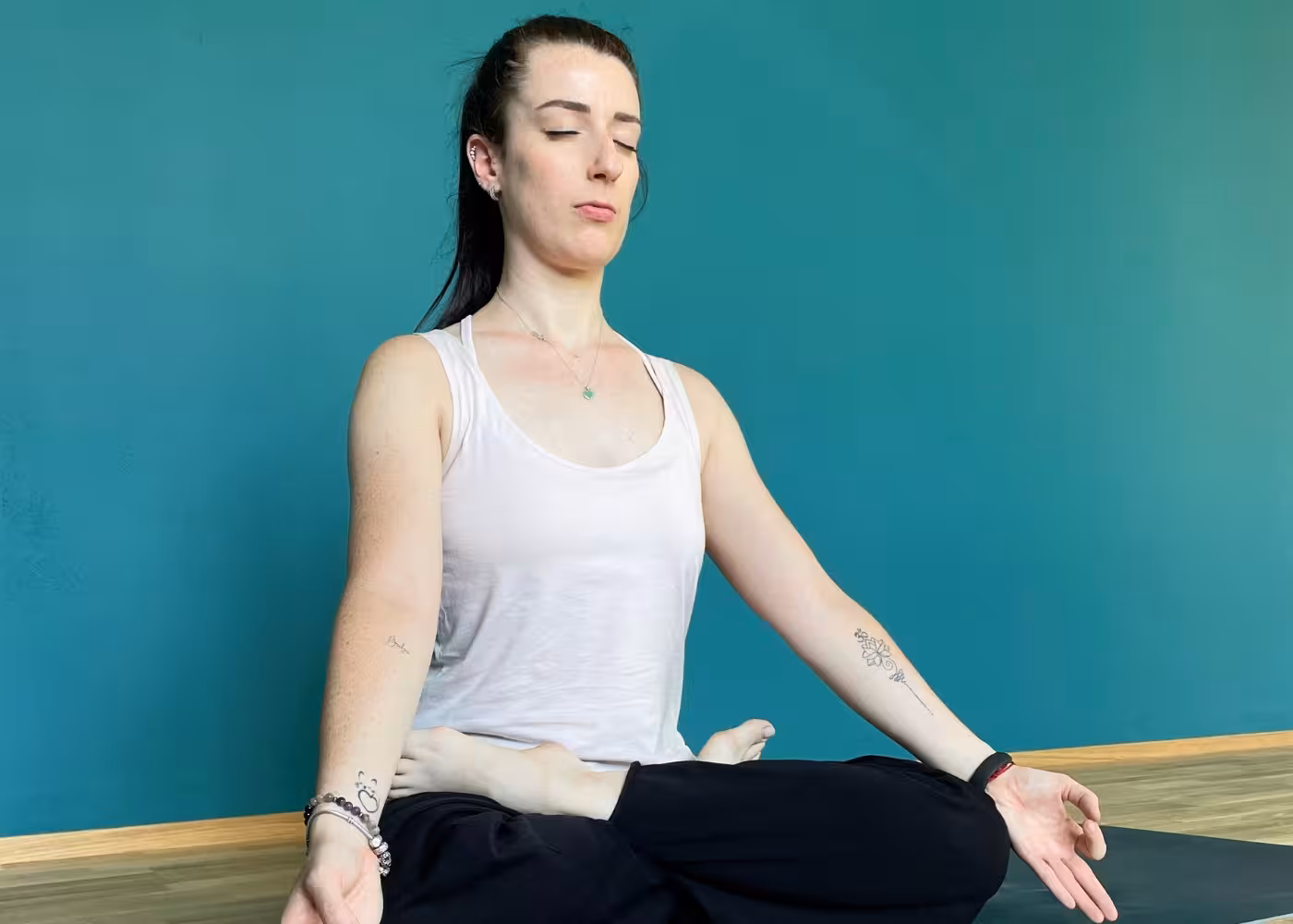 Donna che medita.