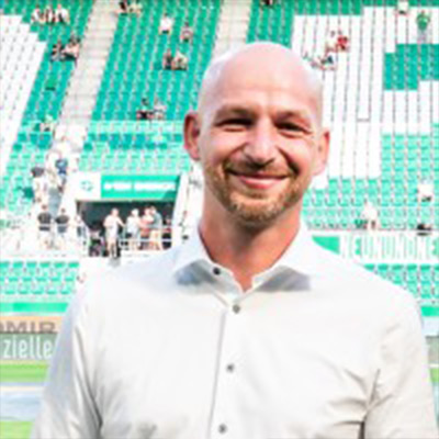 Portrait of David Stockinger, Head of Digital Business SK Rapid