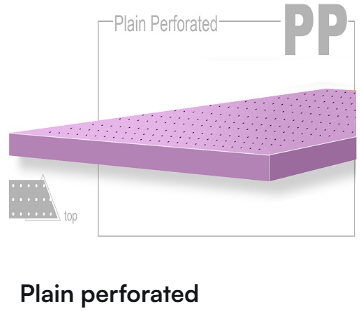 Core Material Processing Plain Perforate Finish for PVC Structural Foam