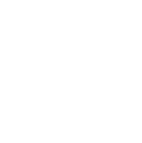 White icon of a building with a padlock symbolizing secure property or locked building.