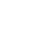 White fullscreen expand icon with four right angles on a black background.