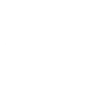 White four-point star icon with curved edges on black background.
