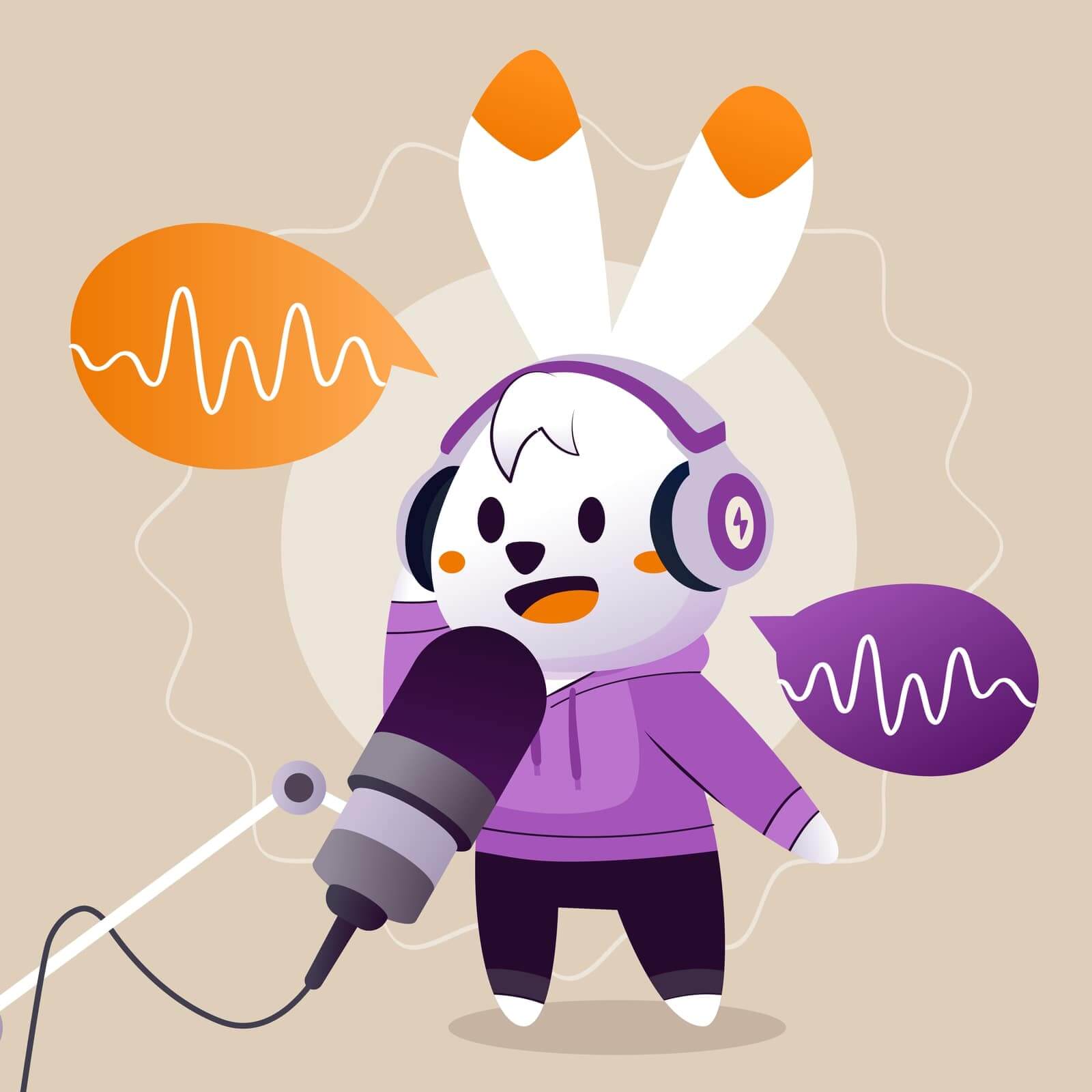 Stu dubbing a video
