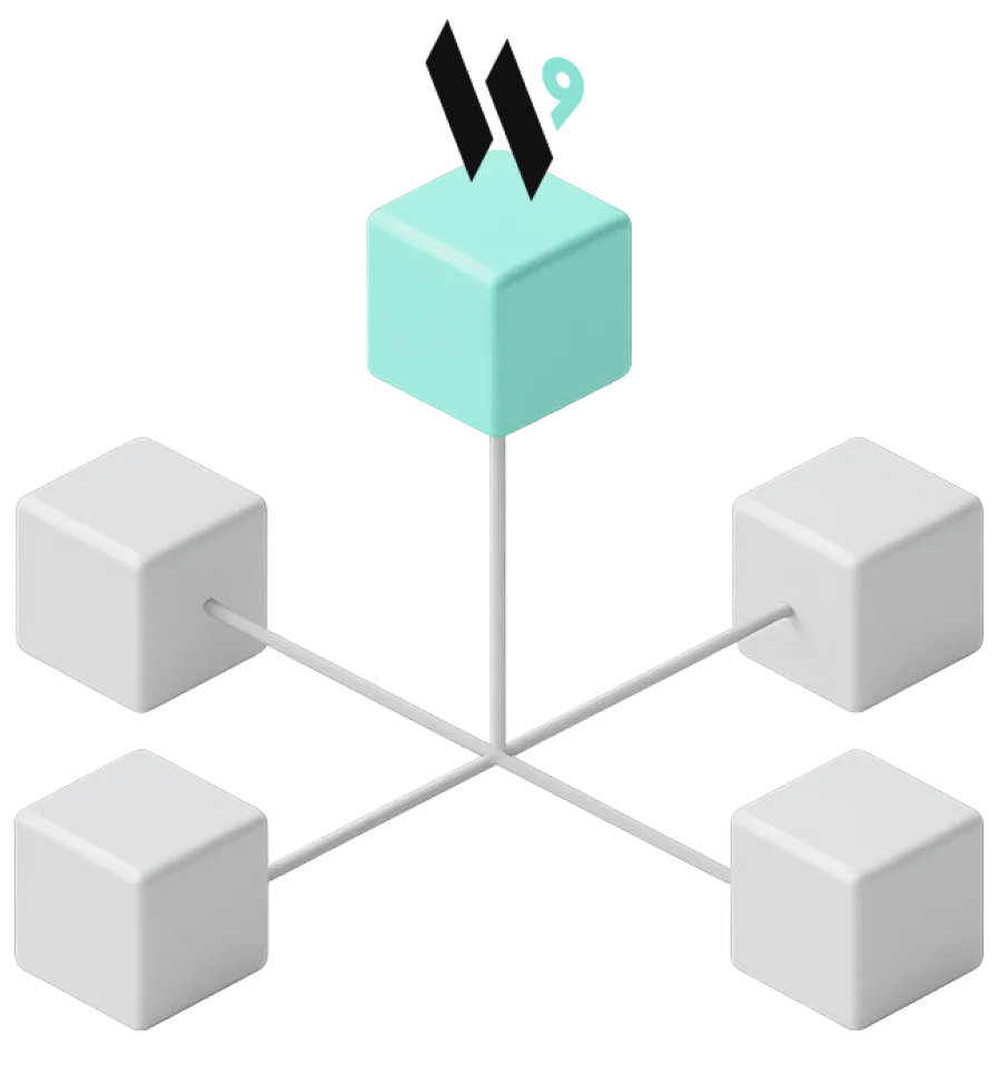 Wave Nine Inc. centralized platform graphic — illustrating single-platform strategy execution without vendor complexity at enterprise scale.