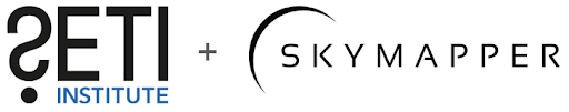 Seti Institue and SkyMapper Logos