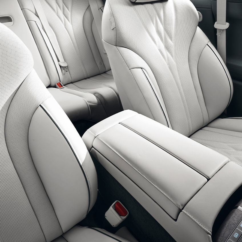 Electrified G80 rear seating