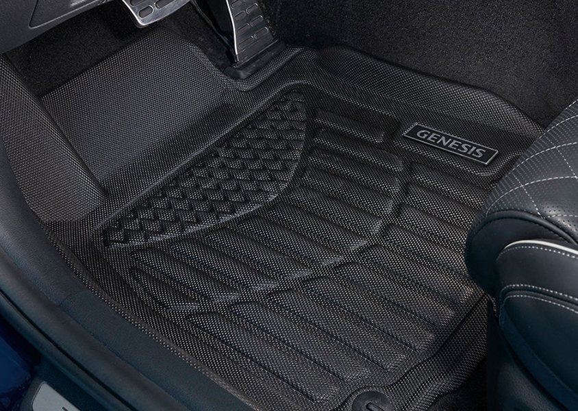 All-weather floor liners in Genesis