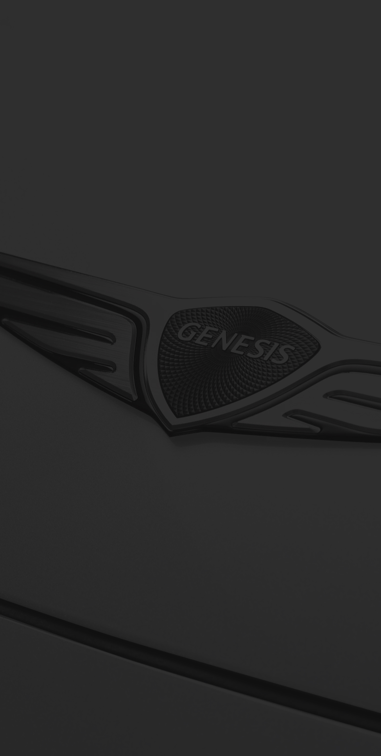Genesis emblem on hood