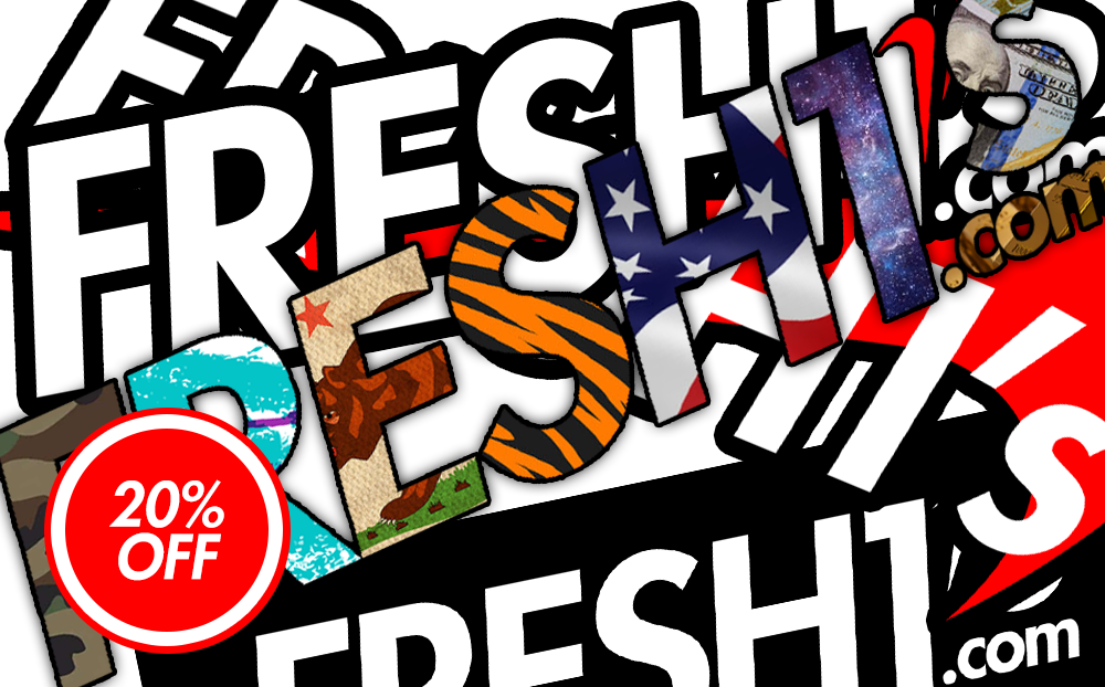 FRESH1's STICKER 3-PACK