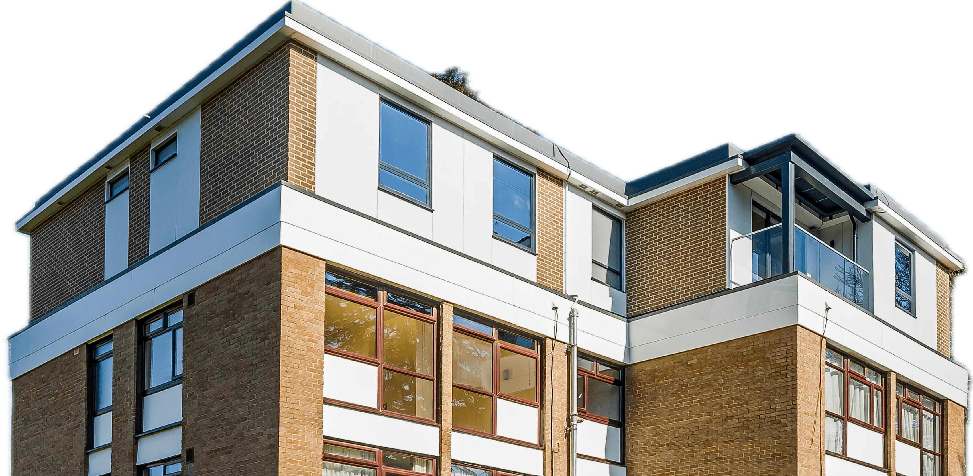 View of residential new top floor developed by Khandys in Surrey