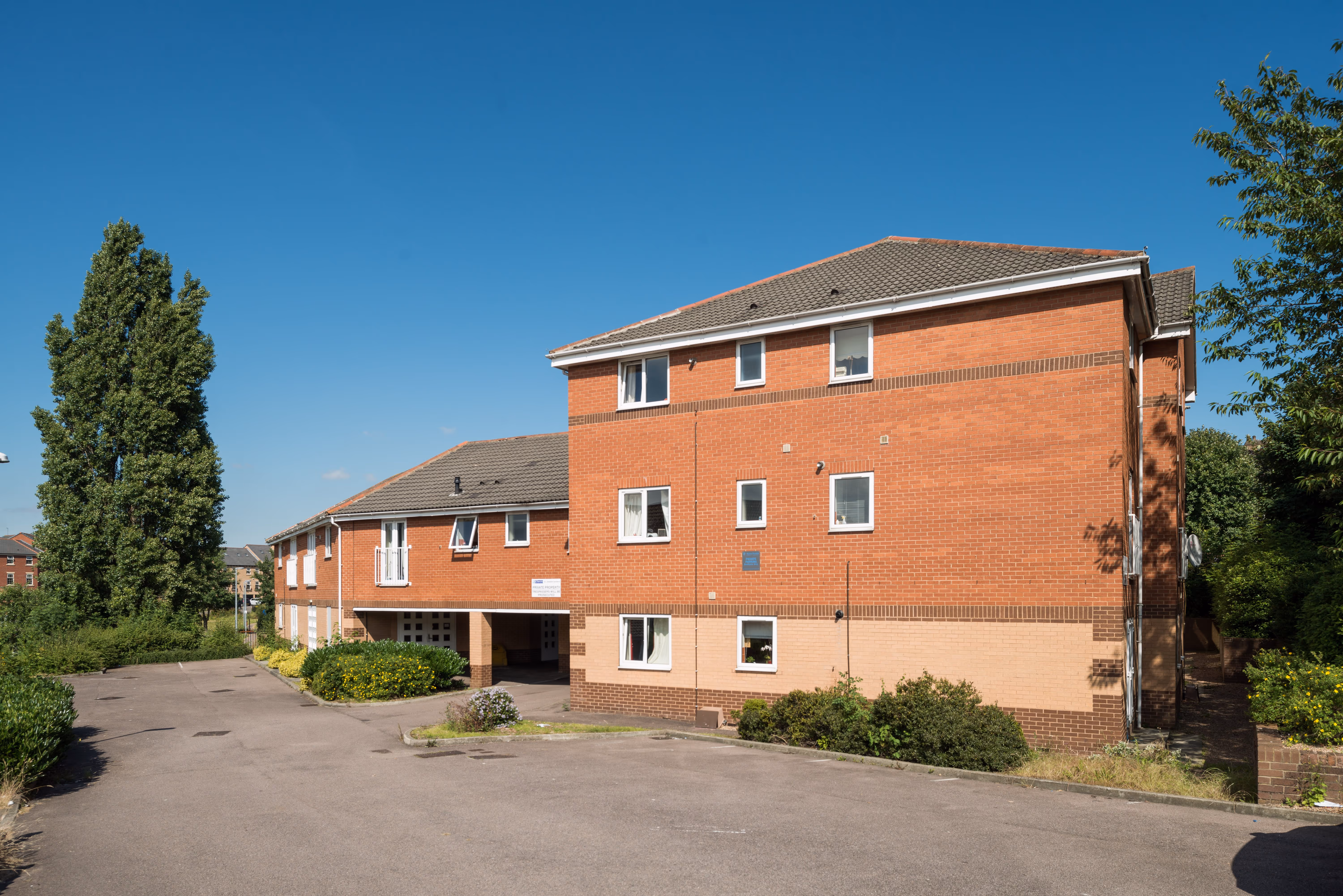 Photo of a block of flats owned by Khandys