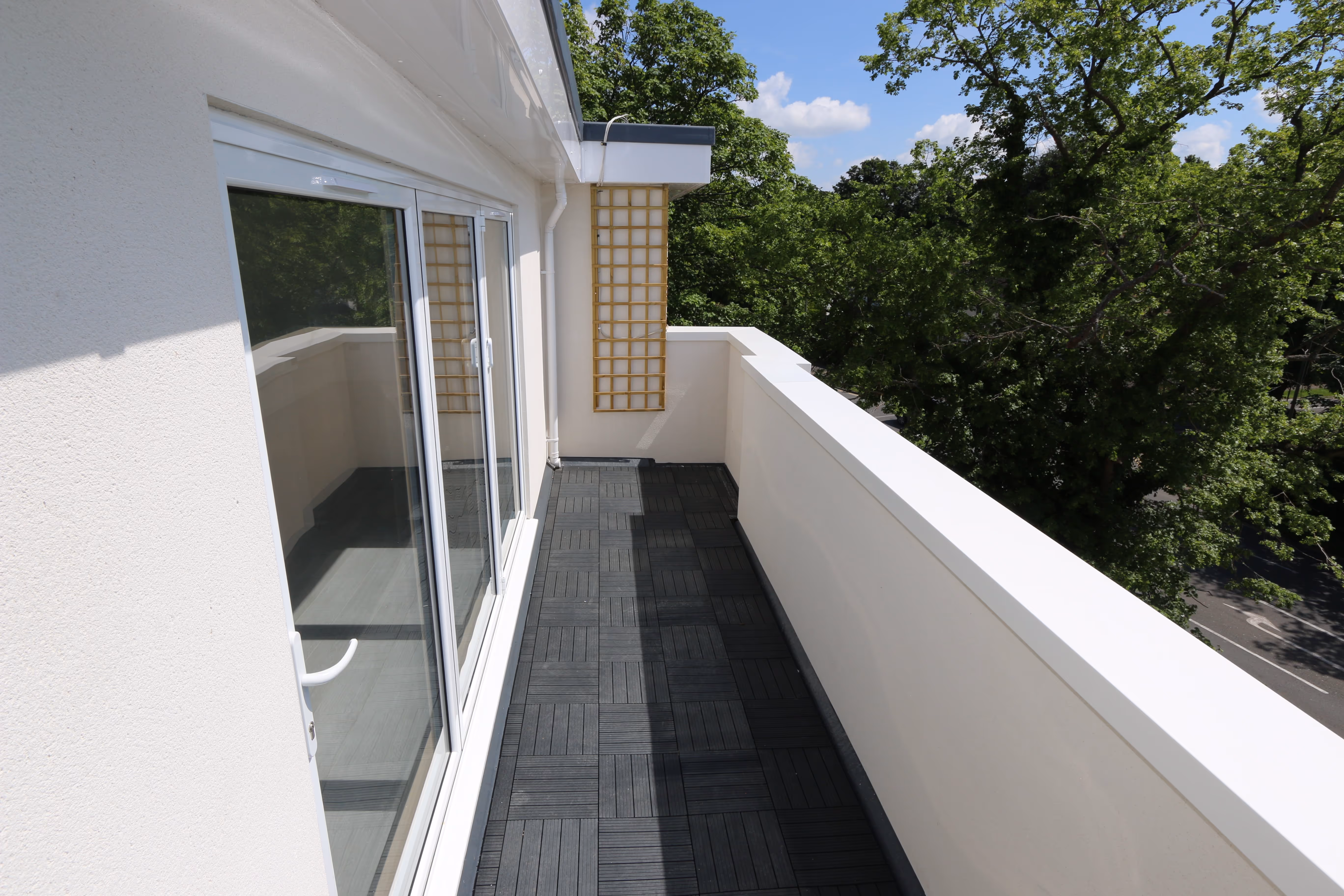 Balcony of a project built by Khandys