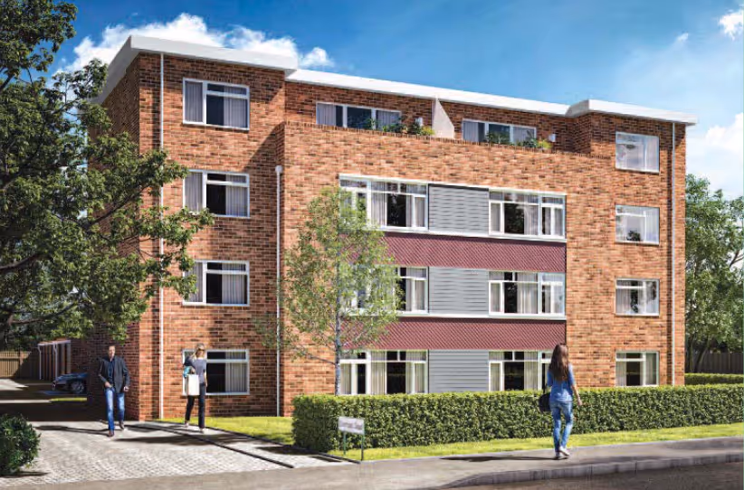 CGI of a development built by Khandys