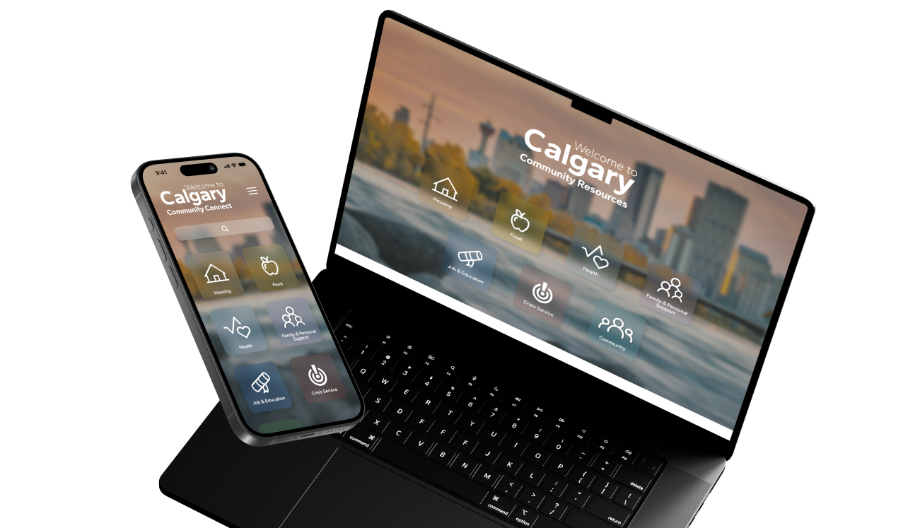 Calgary Community Connect's Mockup