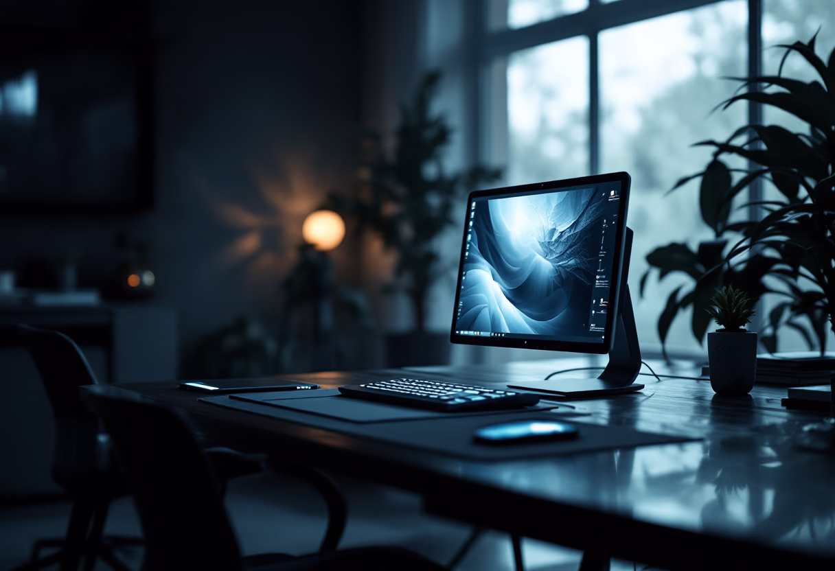 [background image] image of tech office space (for a consumer apps)
