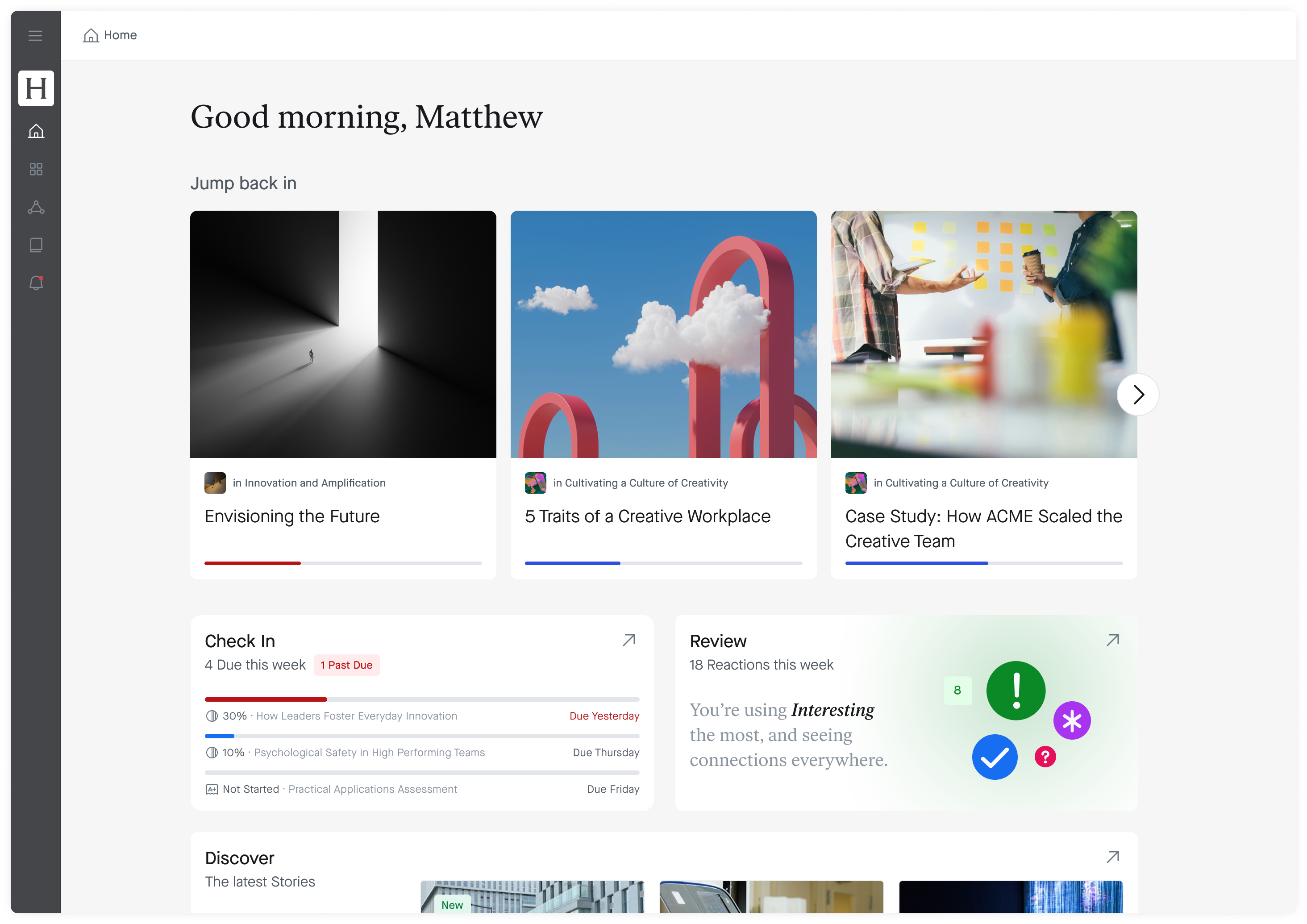 Illustration of the Honor Education platform showing interactive course cards, charts, and user comments from learners named Eleanor Mcleod and Samuel Howe, alongside a 'Help Clarify' tool prompting instructors to add commentary.
