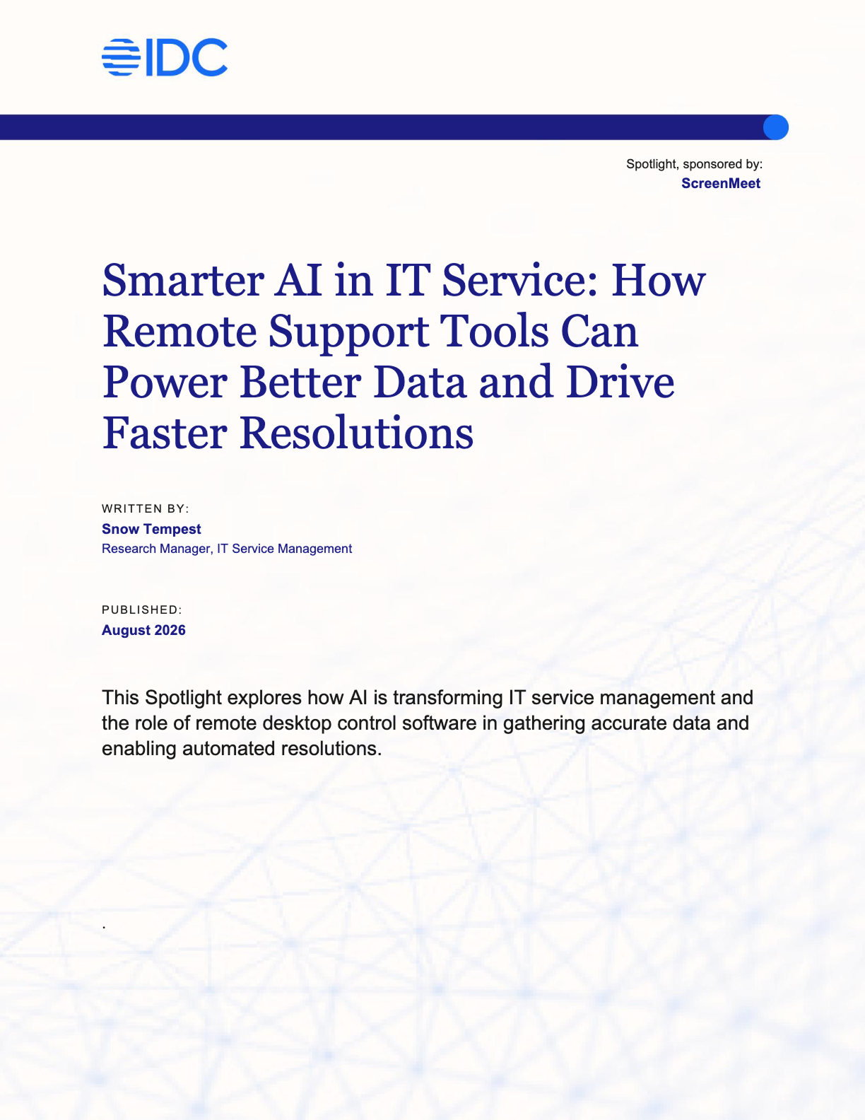 IDC Report
