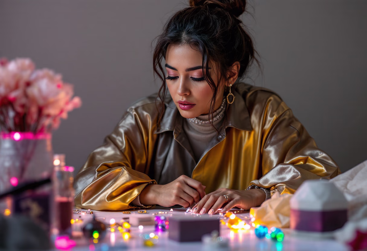 image of a jeweler at work
