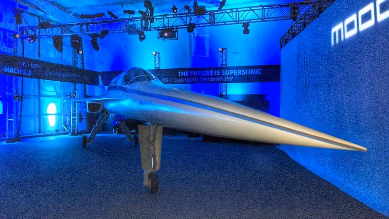 Boom Supersonic XB-1. Image credit: Paul Thompson via Flickr. https://creativecommons.org/licenses/by-nd/2.0/