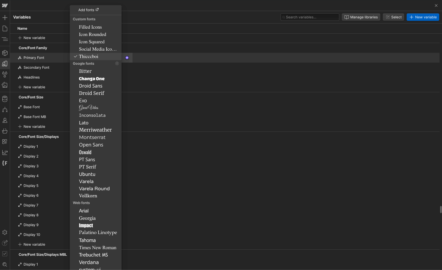 Typography - Pool X Webflow Template