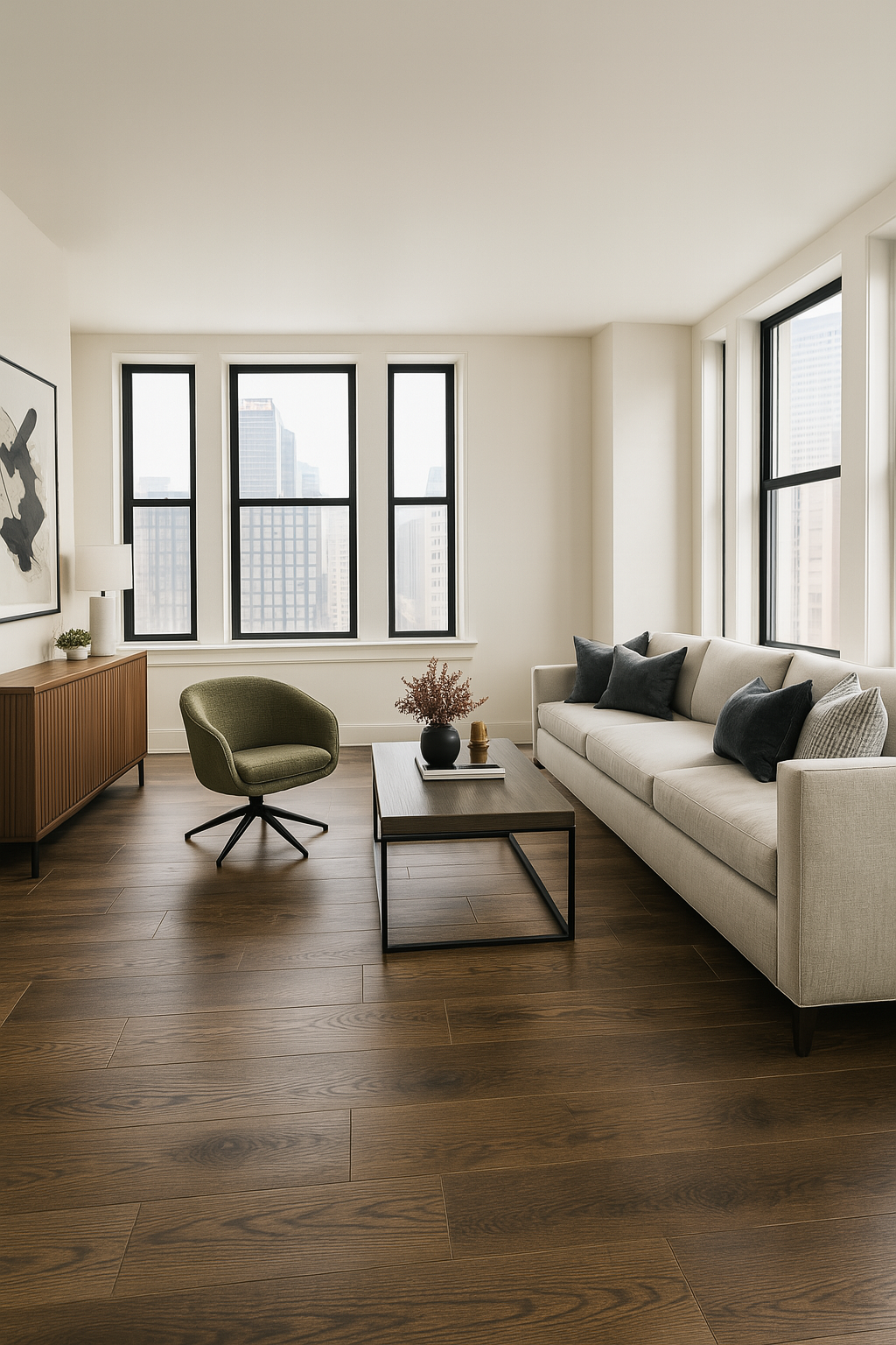 living room rendering