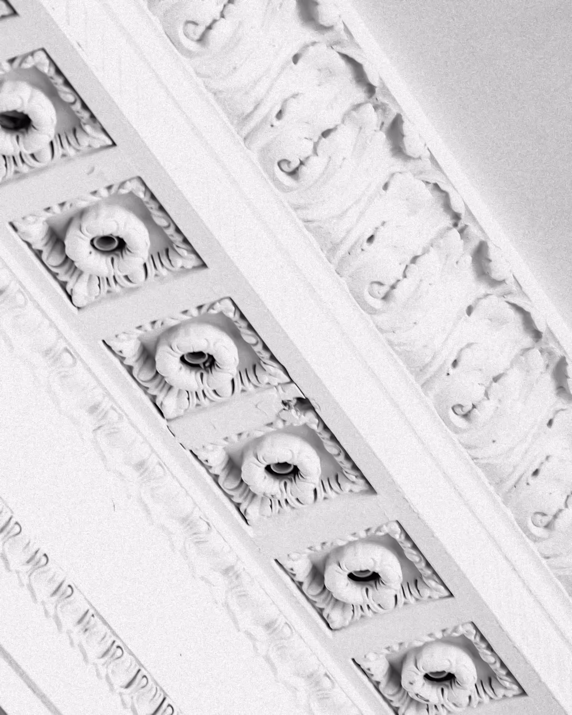 Black and white interior details 