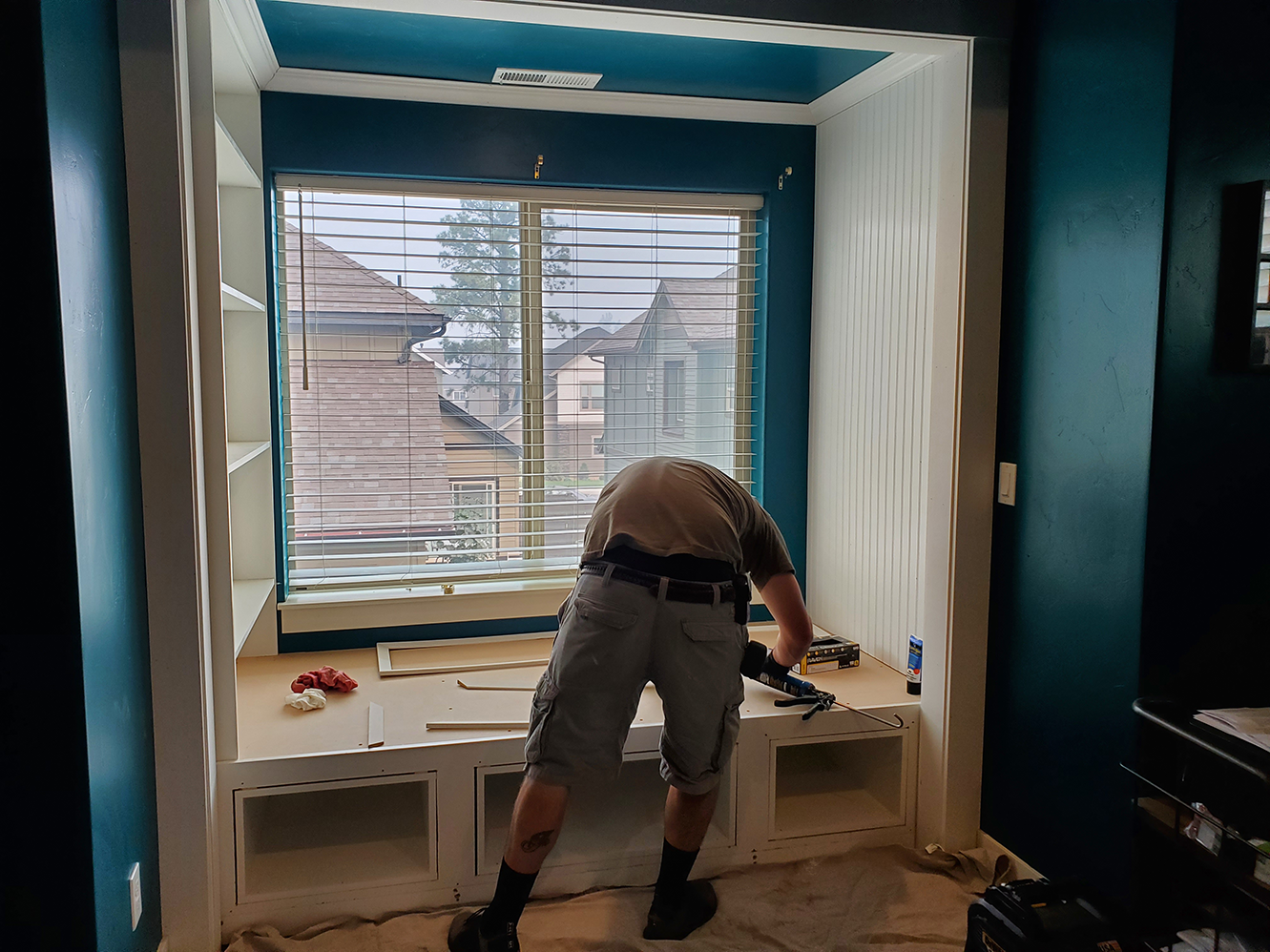 Jesse working on project