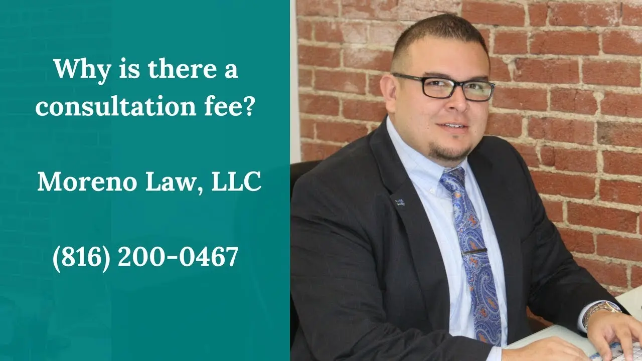 Youtube video for consultation fees at MorenoLawKC