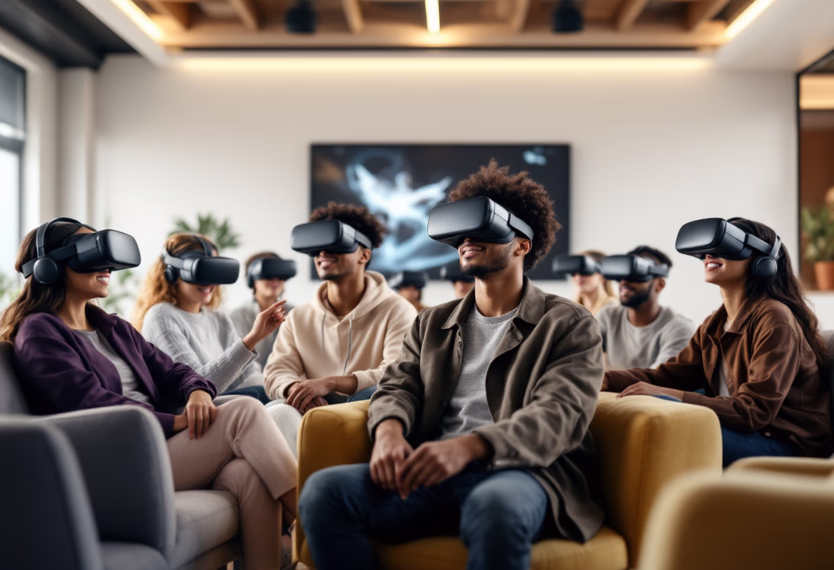 image of vr immersive classroom experience