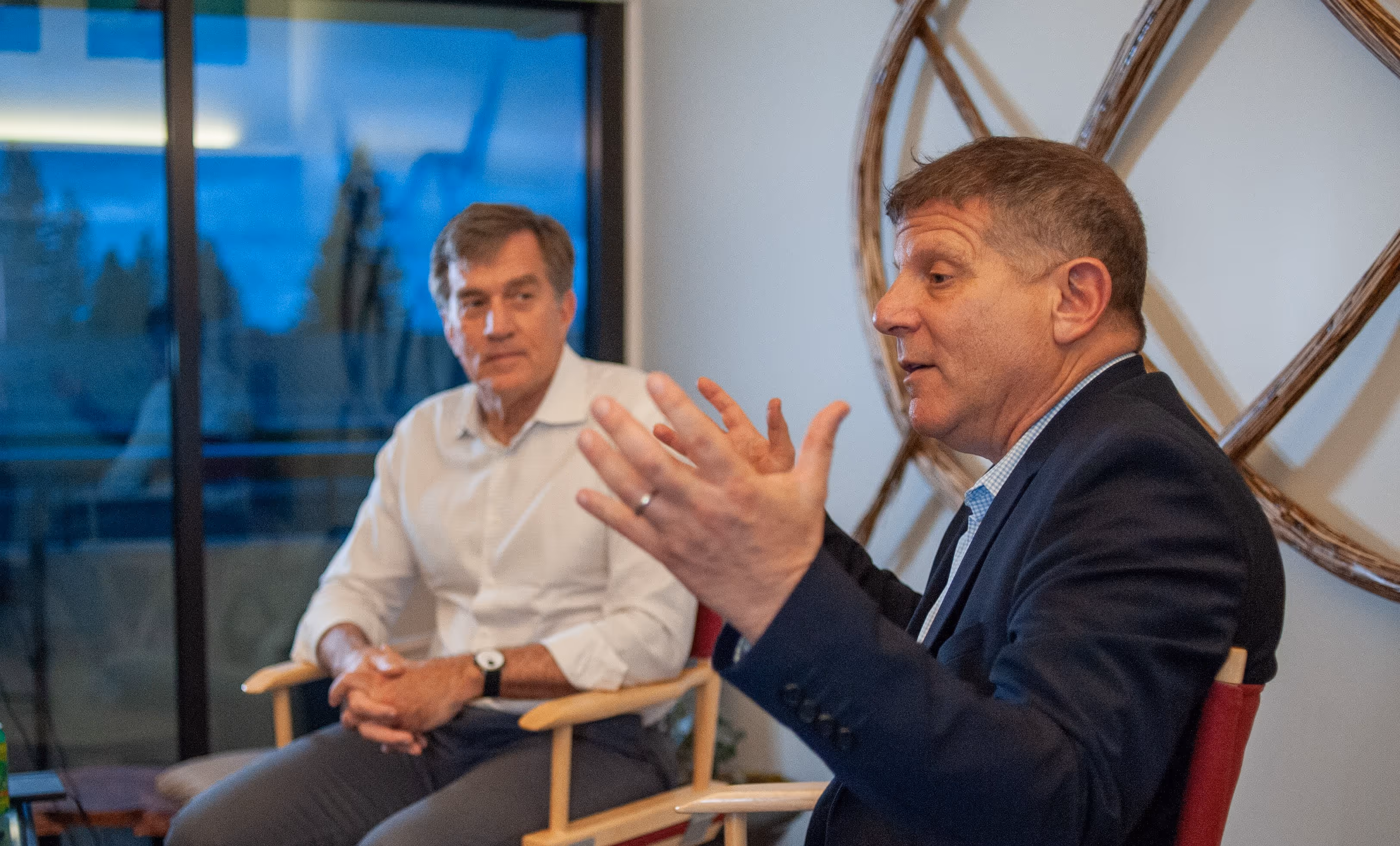 Dave Welch, our founder, sits with our community of innovators