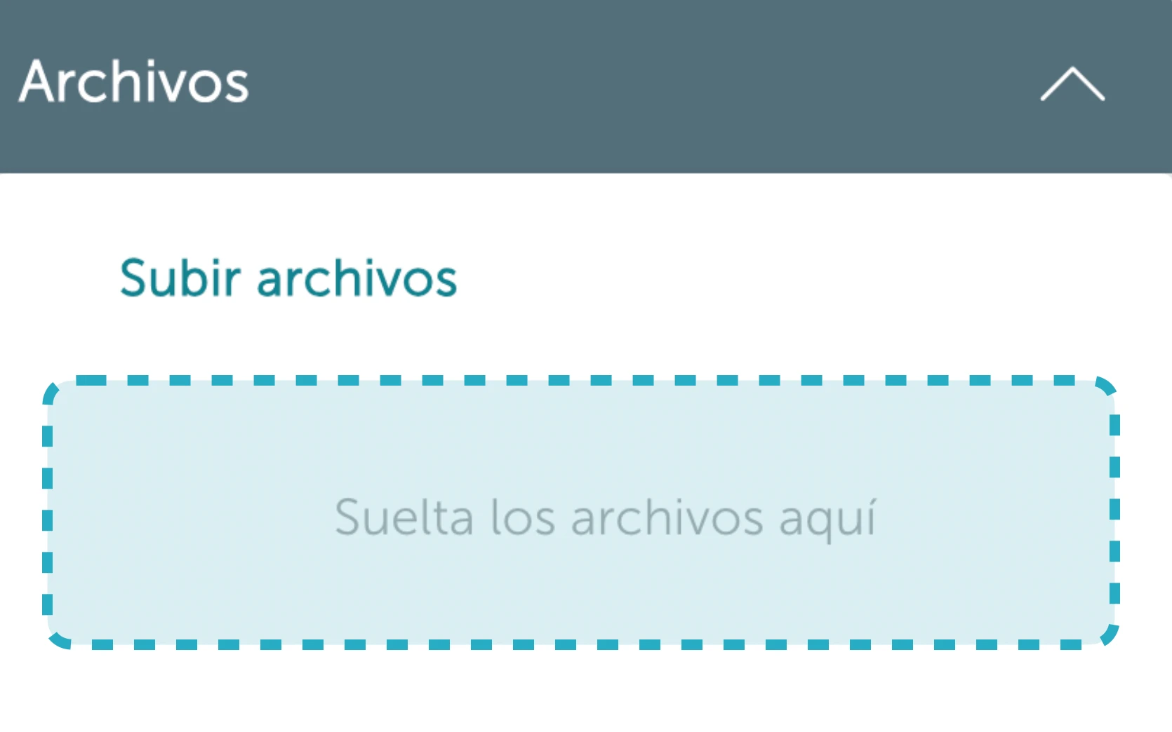 Ventana para subir archivos, consentimientos informados o laboratorios clínicos al expediente electrónico