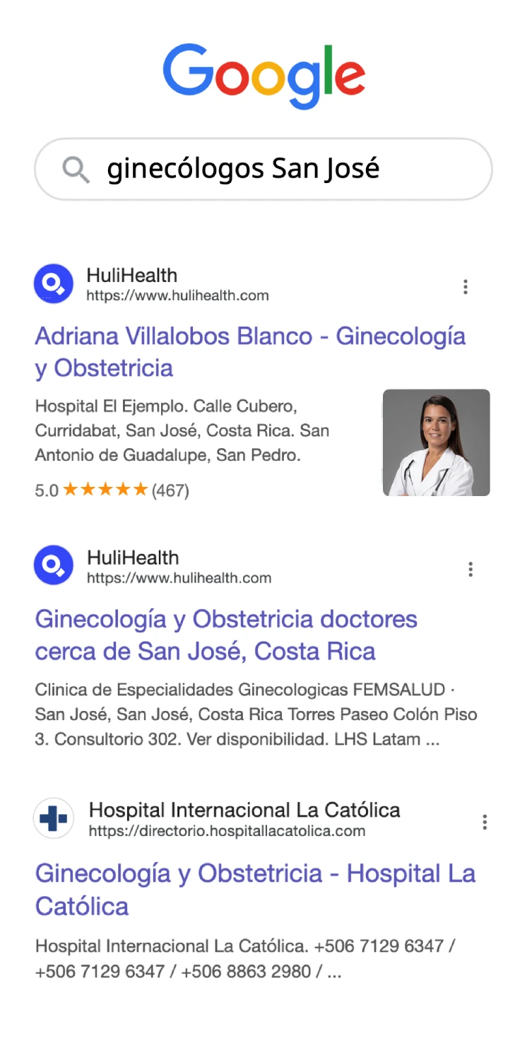 Marketing médico en Google