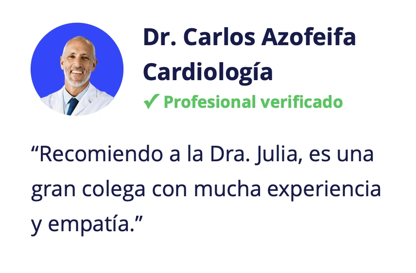Reseña de un recomendación de un médico