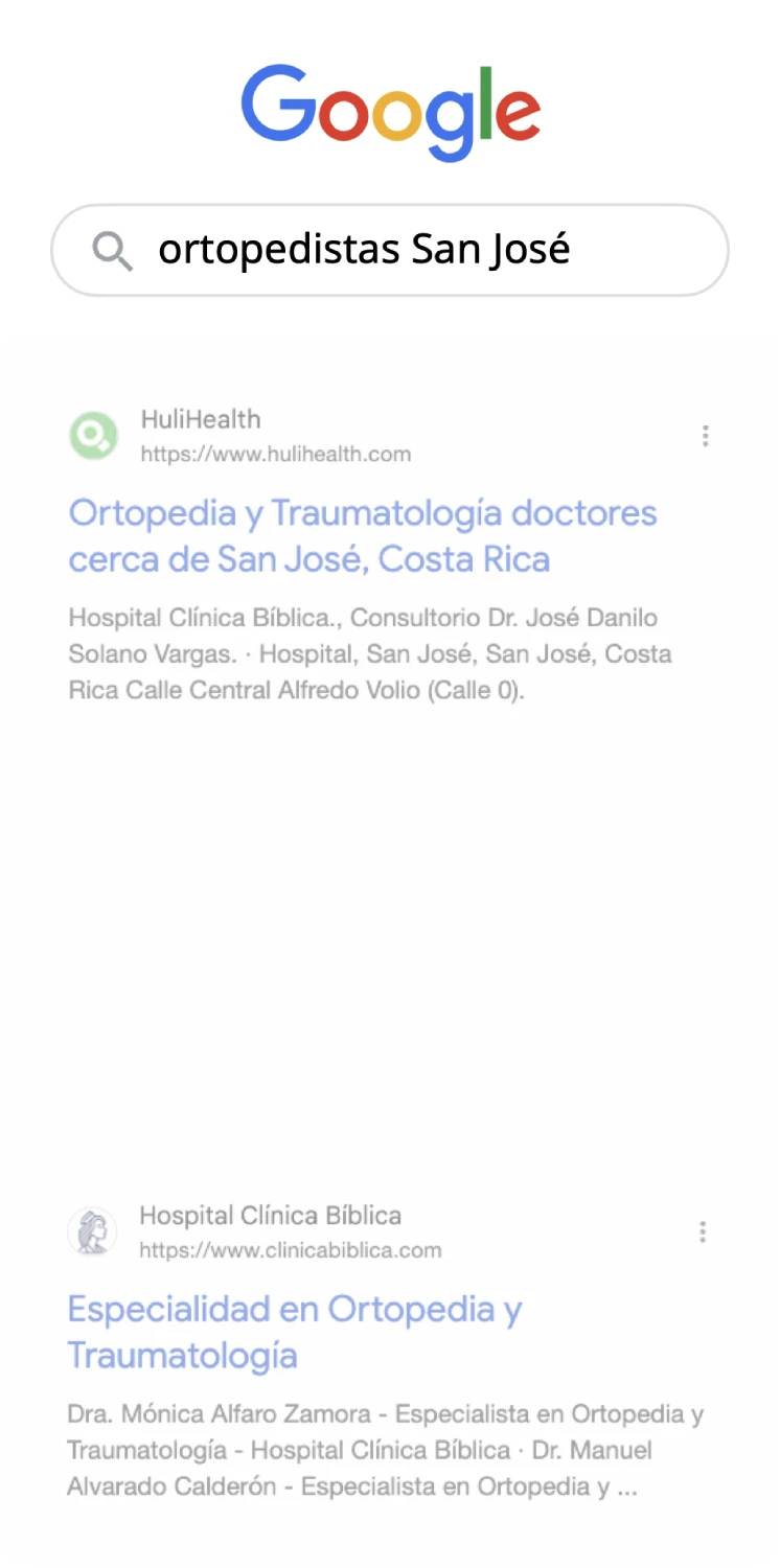 Marketing médico en Google