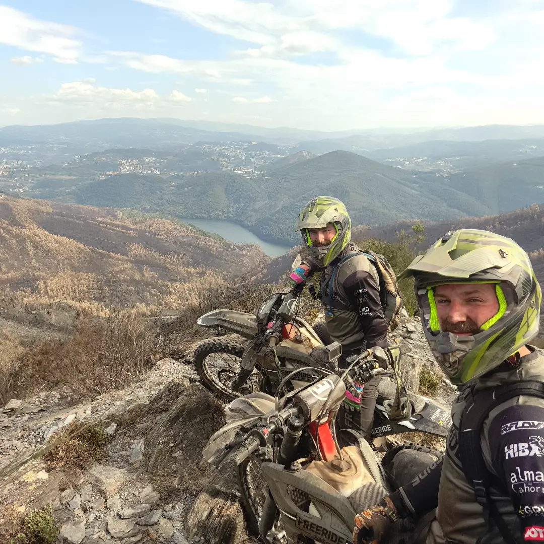 Freeride Spirit riders enjoying the view