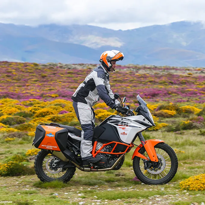 Freeride Spirit Adventure Motorcycle and rider