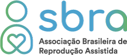 Logotipo da SBRA, Associação Brasileira de Reprodução Assistida.