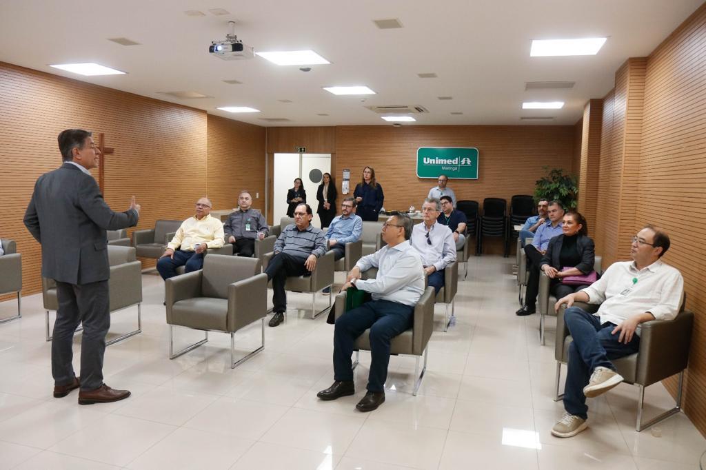 Dr Moacir Radaelli fala sobre a importância da troca de experiências entre as unidades Unimed