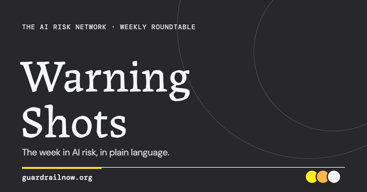 Warning Shots, a weekly roundtable from The AI Risk Network