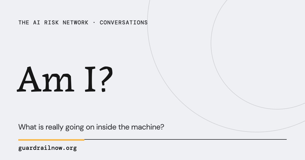 Am I?, conversations from The AI Risk Network