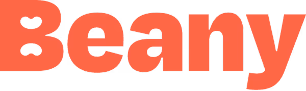 Beany brand logo in bold red-orange text.
