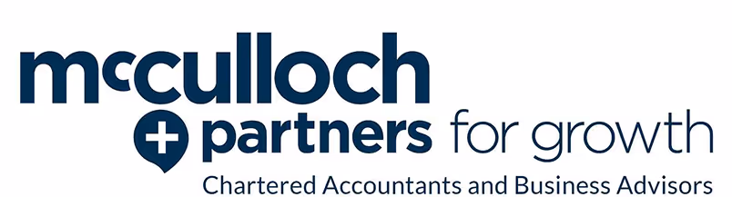 Mcculloch + Partners for Growth Chartered Accountants and Business Advisors logo.